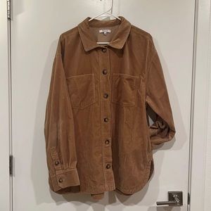 Madewell Corduroy Shirt Jacket - XL